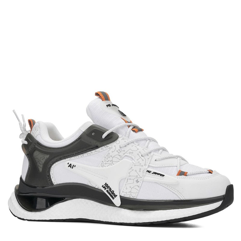MARCOJAMPER Spor 2239 Beyaz Siyah Oranj