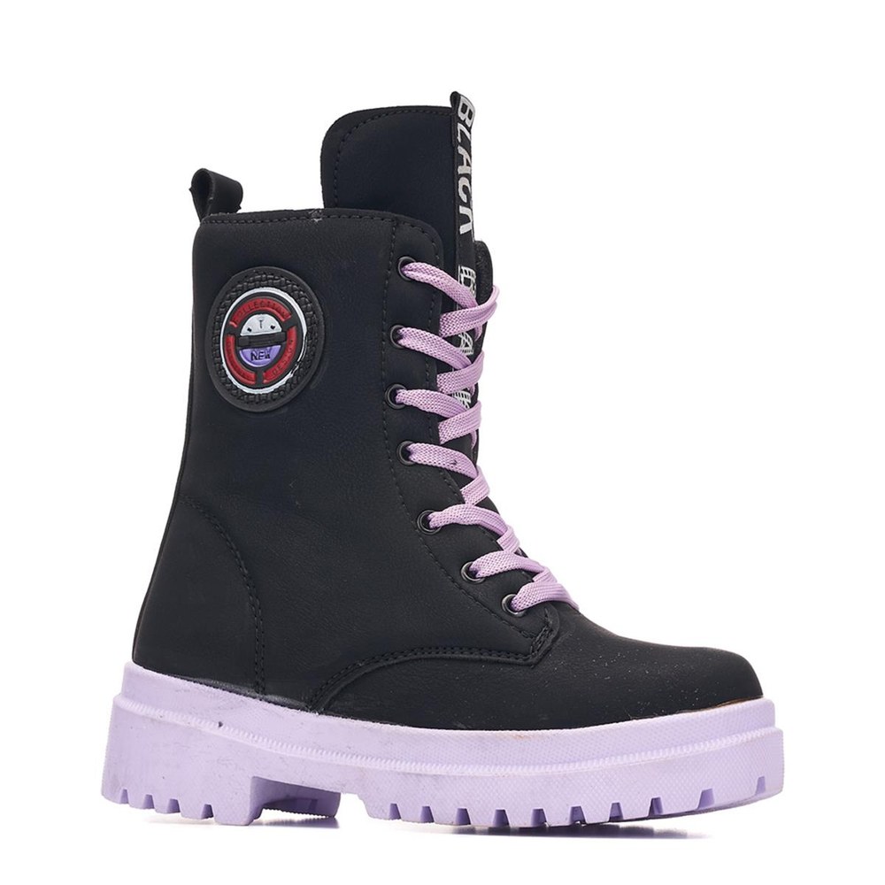 TWİNGO Bot 7255 Siyah Lila