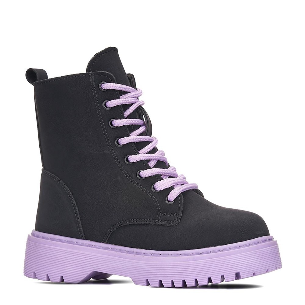 LOVINIA Bot 05 Siyah Zümrüt Lila T.B