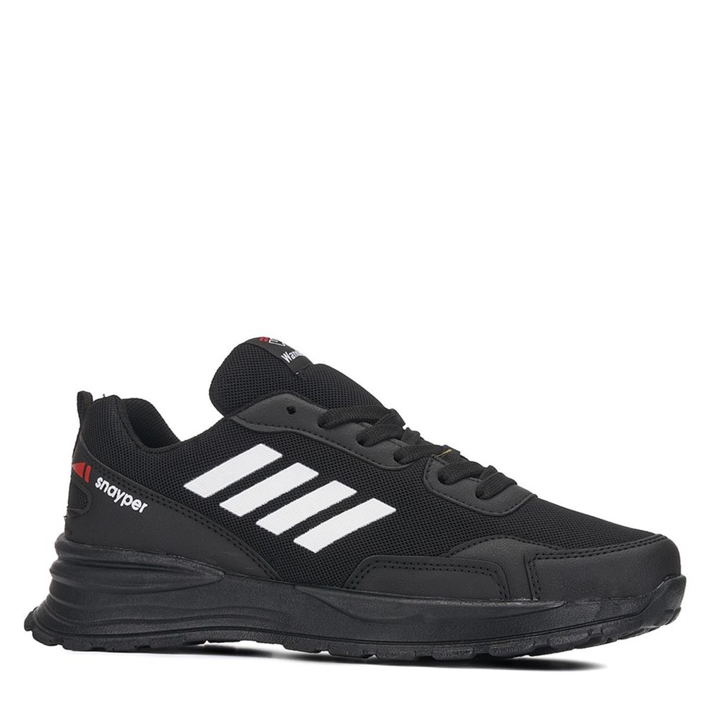 WANDERFULL Spor Anrk 4109 Siyah Beyaz Siyah