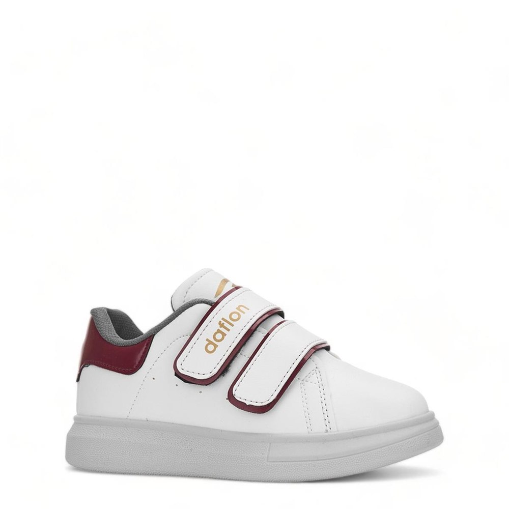 DAFLON Spor 072 Beyaz Bordo