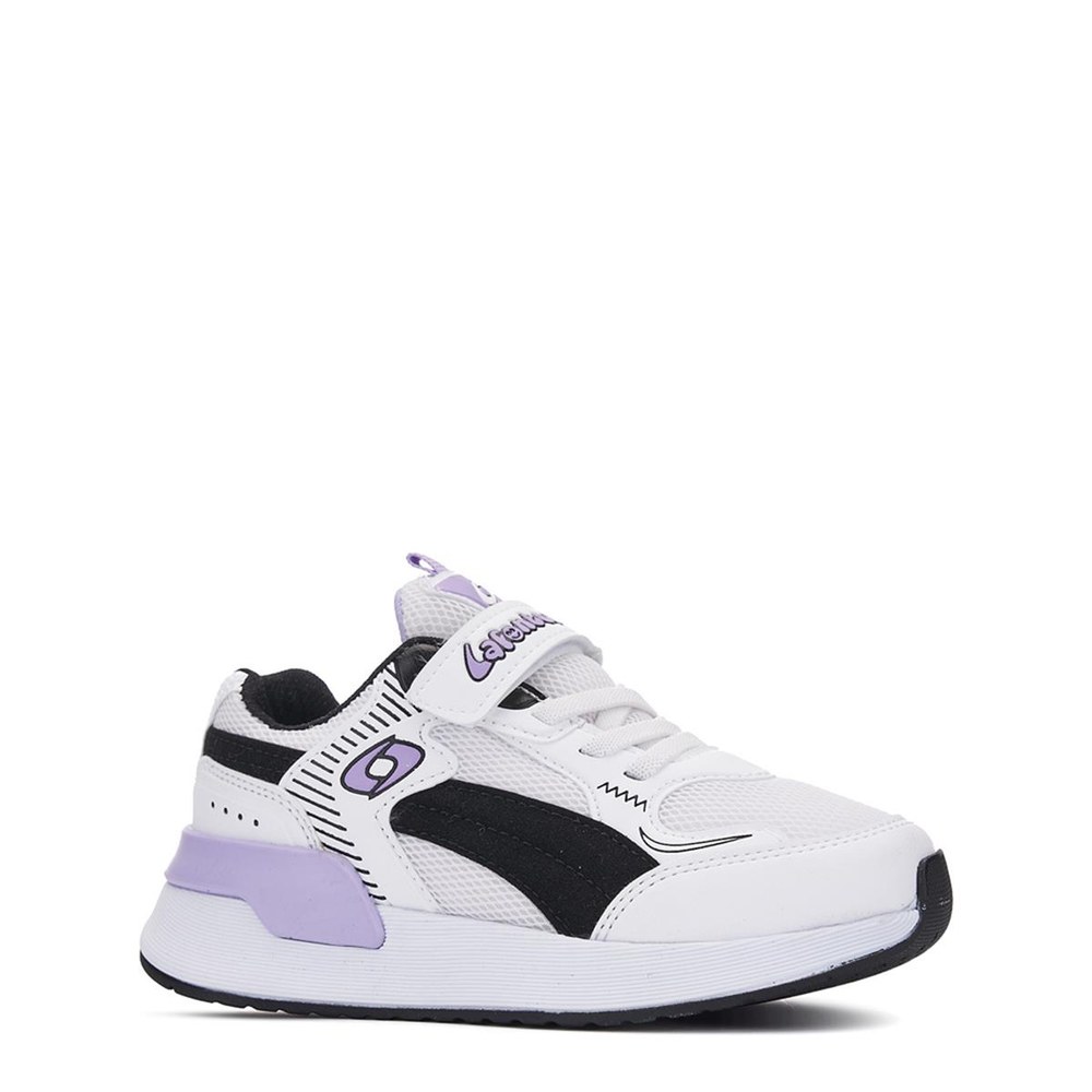 LAFONTEN Spor Anrk 729 Beyaz Siyah Lila