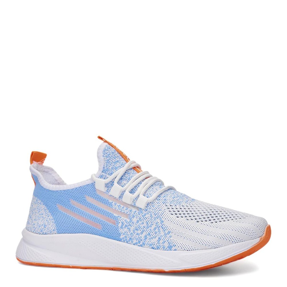 LUPOON Spor 507 Beyaz Mavi F.Oranj