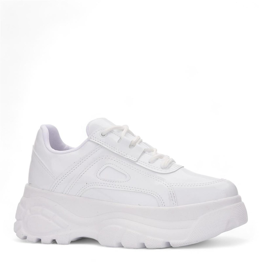 CARMELLA Spor 001 Beyaz Rugan