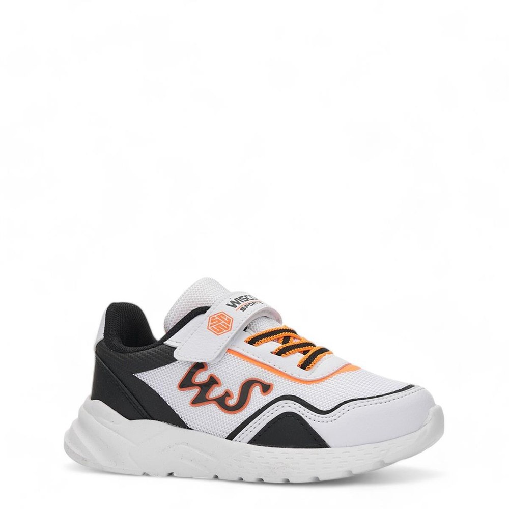 Wisco Spor Anrk 061 Beyaz Siyah Oranj