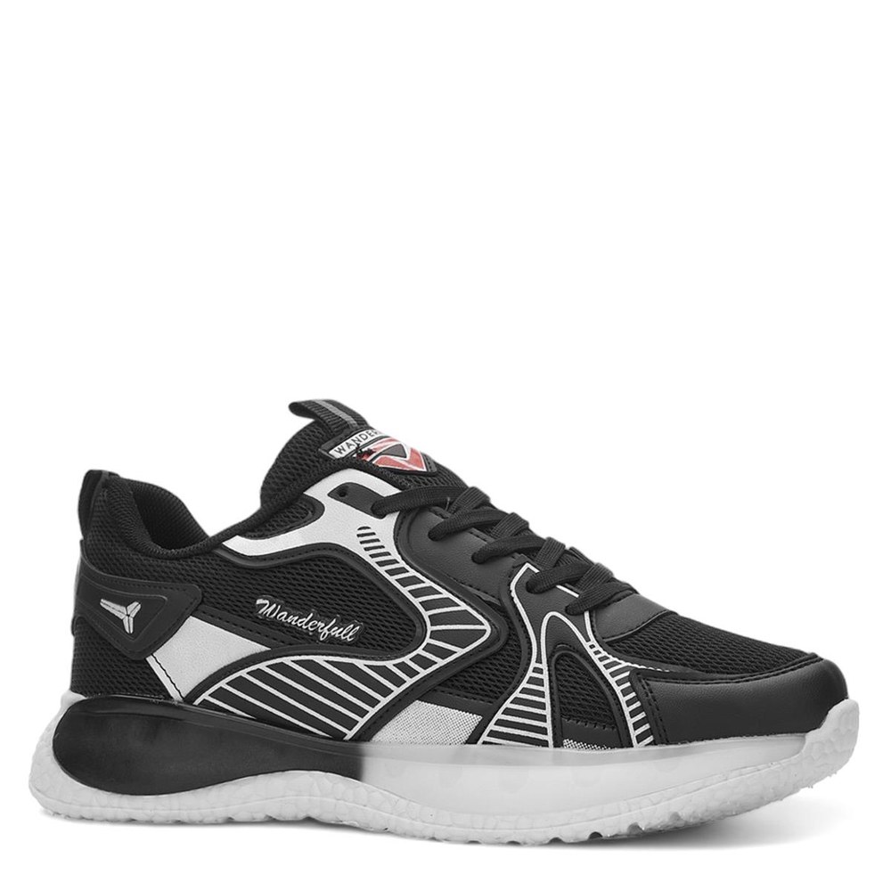 WANDERFULL Spor Anrk 4265 Siyah Beyaz