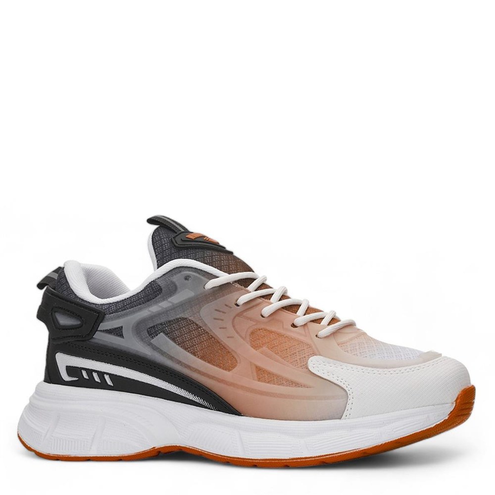 WANDERFULL Spor Anrk 4267 Siyah Beyaz Oranj