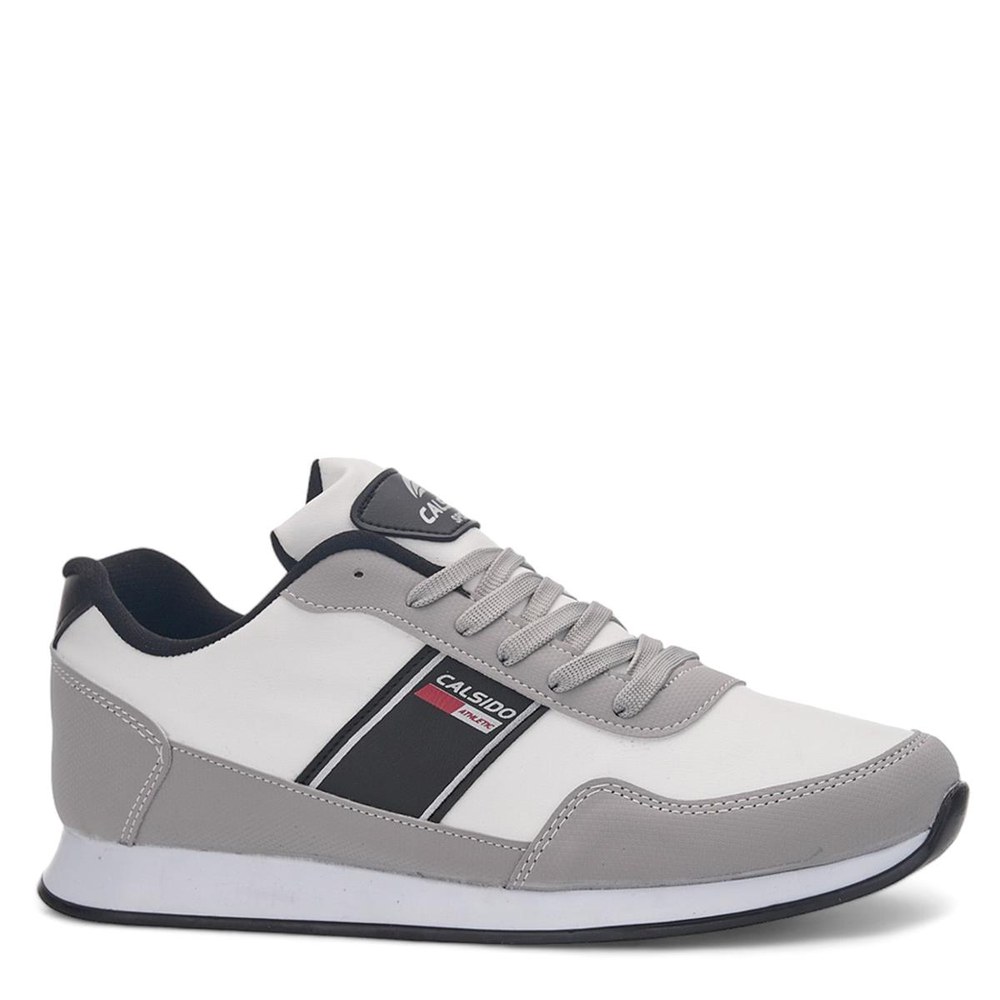Calsıdo Spor Cilt 5070 Buz Beyaz Gümüş Kırmızı