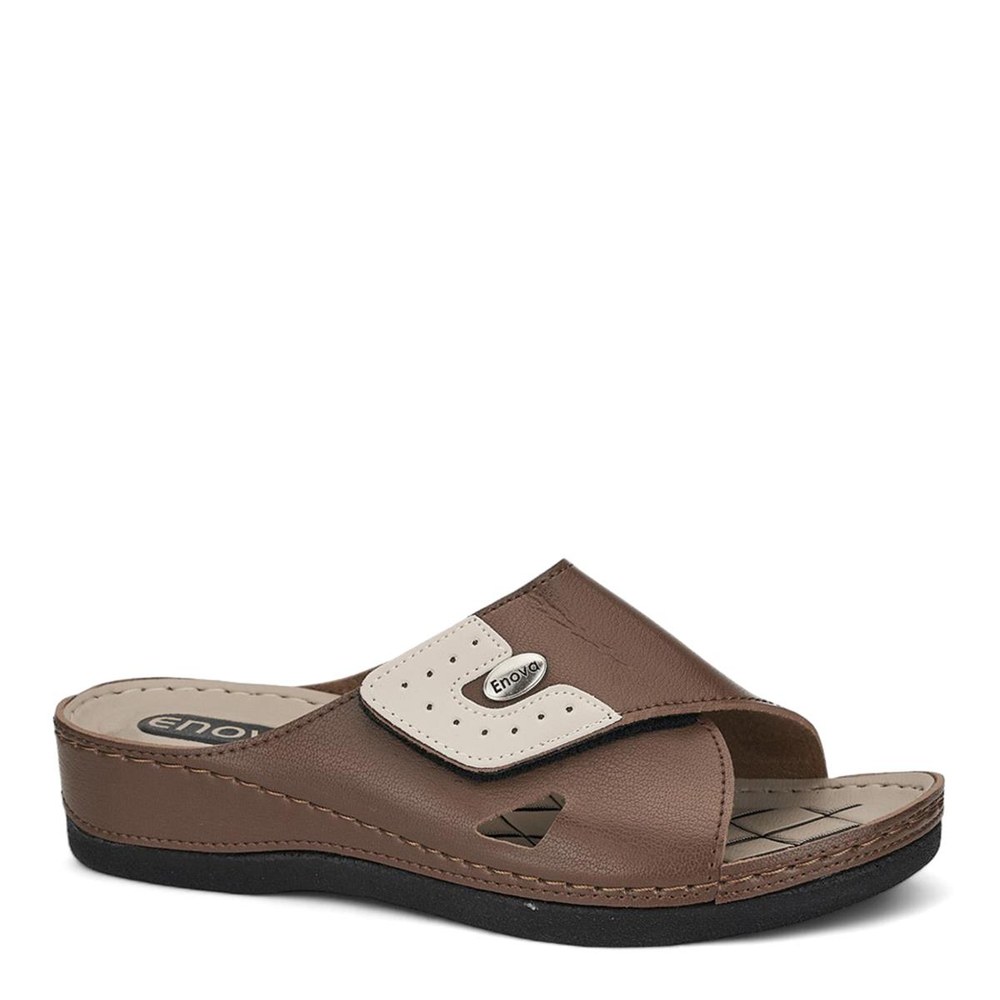 ENOVA Terlik 111-0104 Kahve