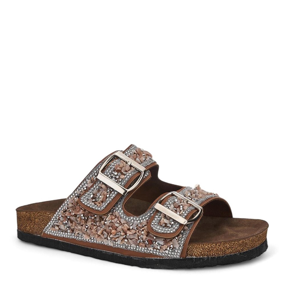 CARMELLA Terlik 351 Taba