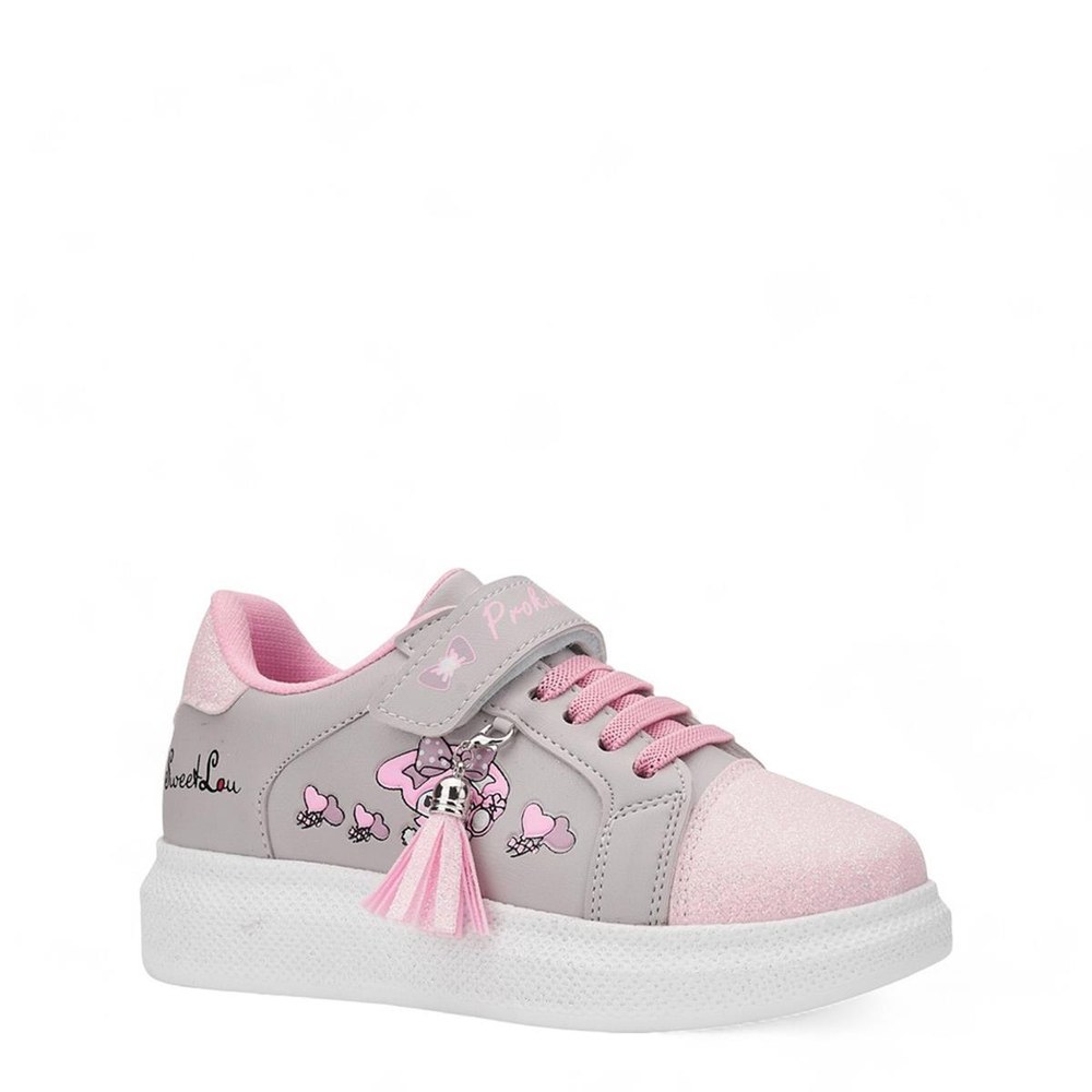 Pro Kıds P Spor 3740 Gri Pembe