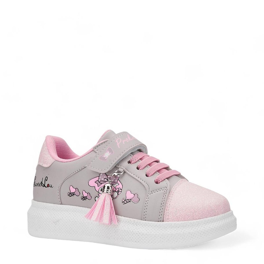 Pro Kıds F Spor 3740 Gri Pembe