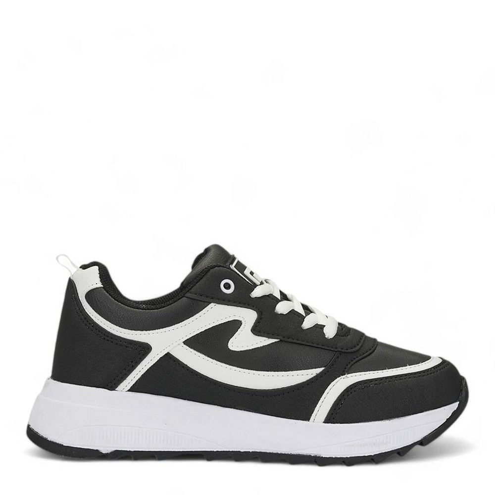 Queen Step Z Spor Cilt 4077 Siyah Beyaz