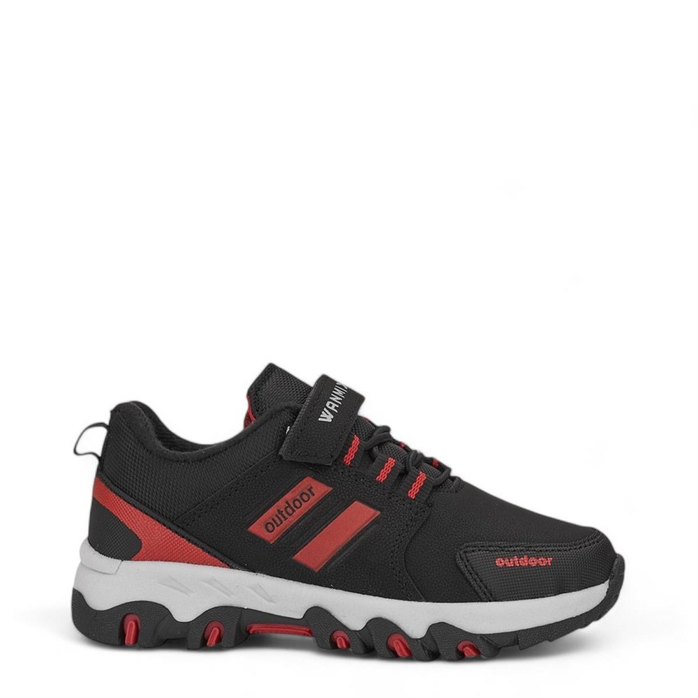 WANMİX Spor Trekking 006 Siyah Kırmızı