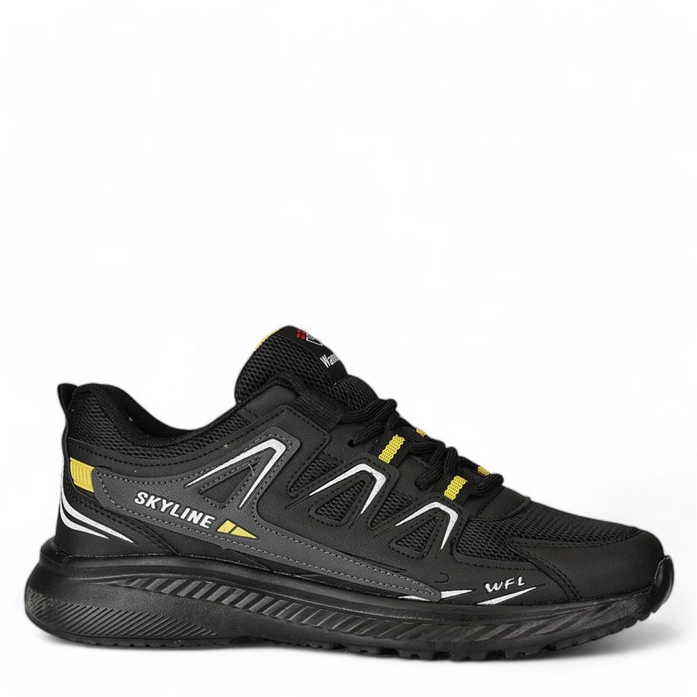 WANDERFULL Spor Anrk 4281 Siyah Beyaz Sarı