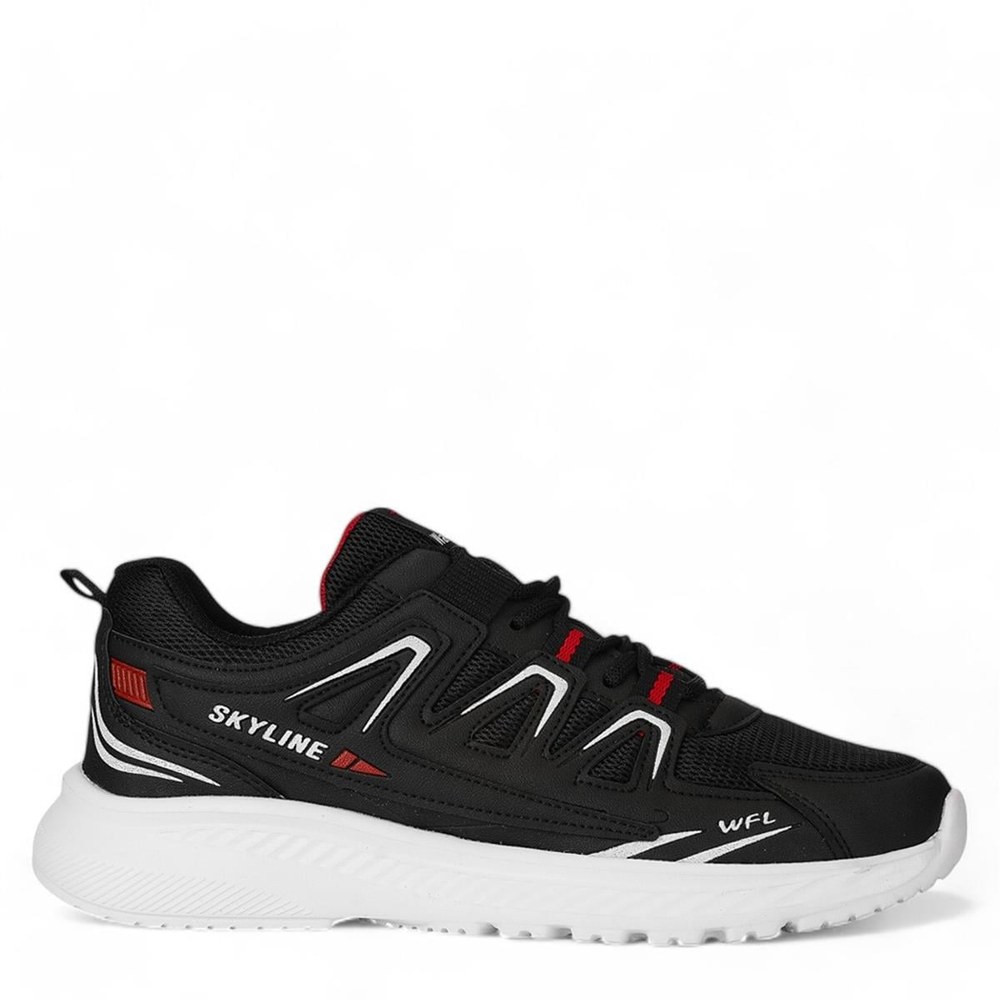WANDERFULL Spor Anrk 4281 Siyah Beyaz Kırmızı