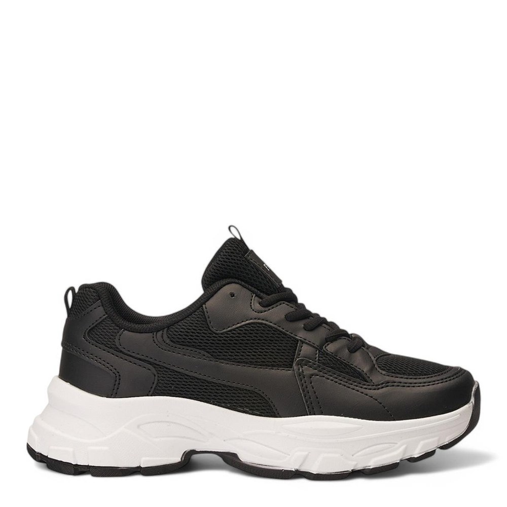 Queen Step Z Spor Anrk 9953 6 Siyah Beyaz Beyaz