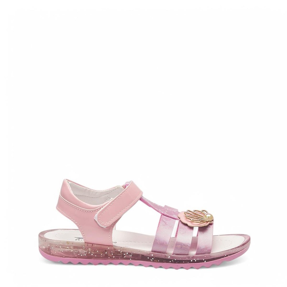 ARZEN Sandalet 650 Pembe Simli