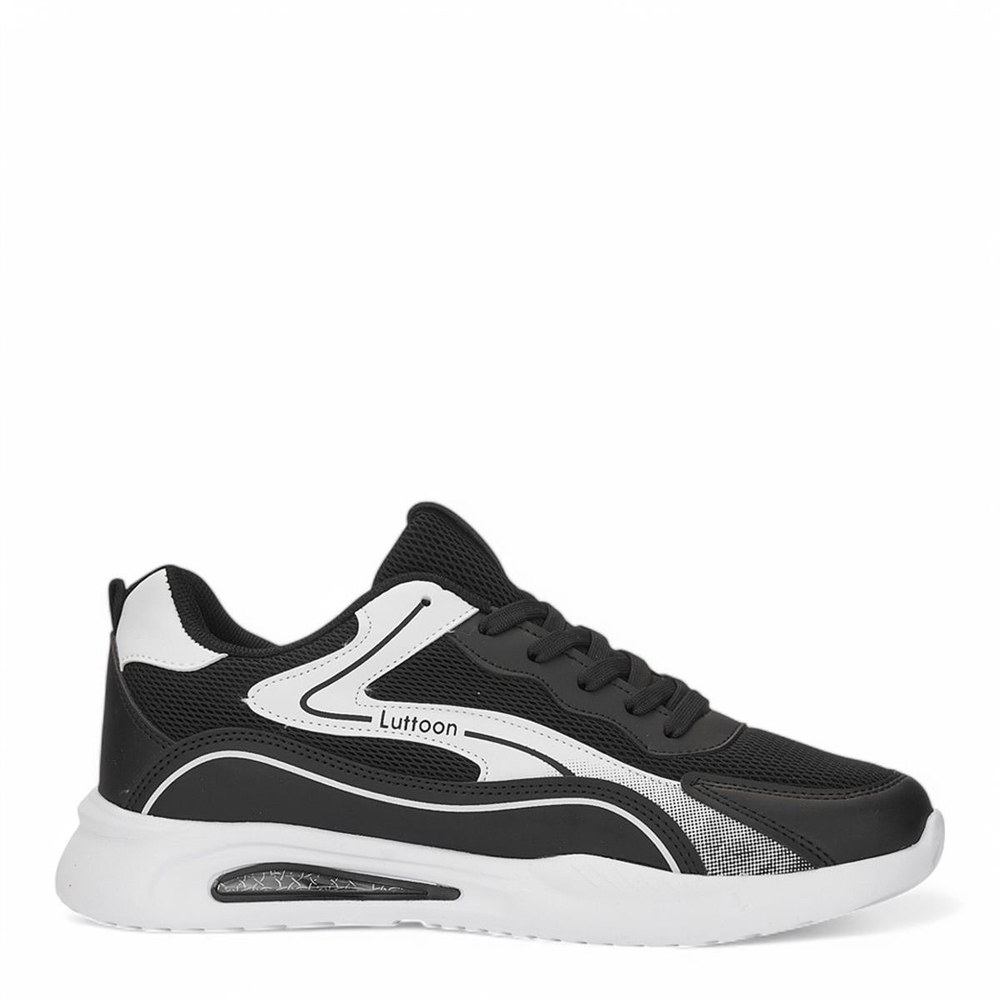 LUTTOON Spor Anrk 4184 Siyah Beyaz