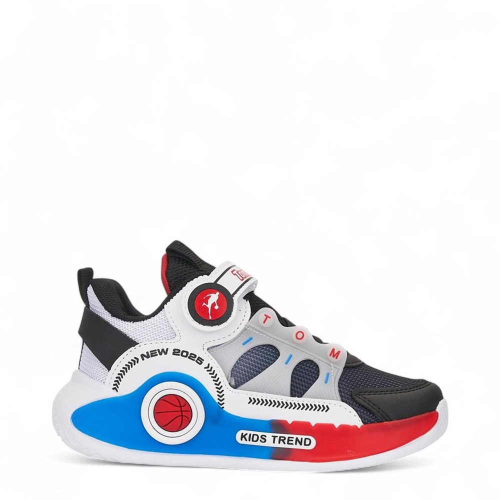 TOMWİNS Spor Anrk 529 12 Siyah Beyaz Kırmızı