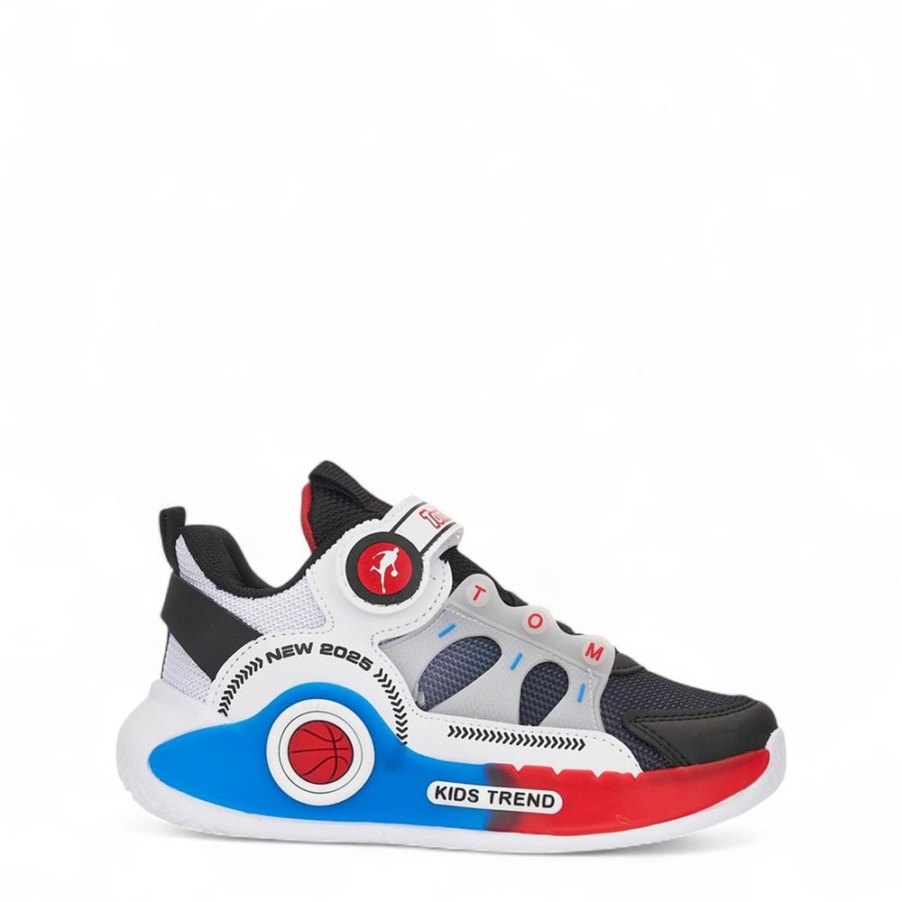 TOMWİNS Spor Anrk 529 12 Siyah Beyaz Kırmızı