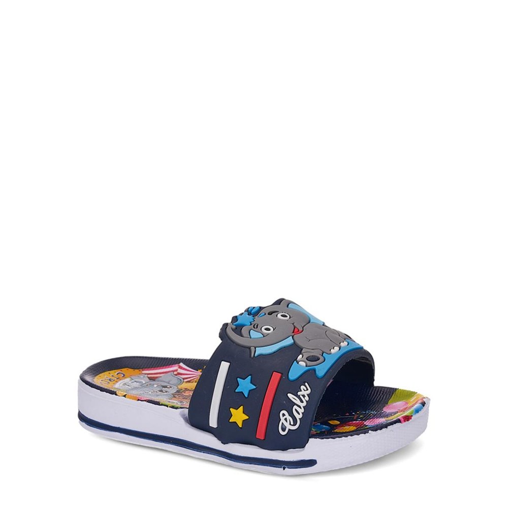 CALX Terlik BABY-5 White Navy