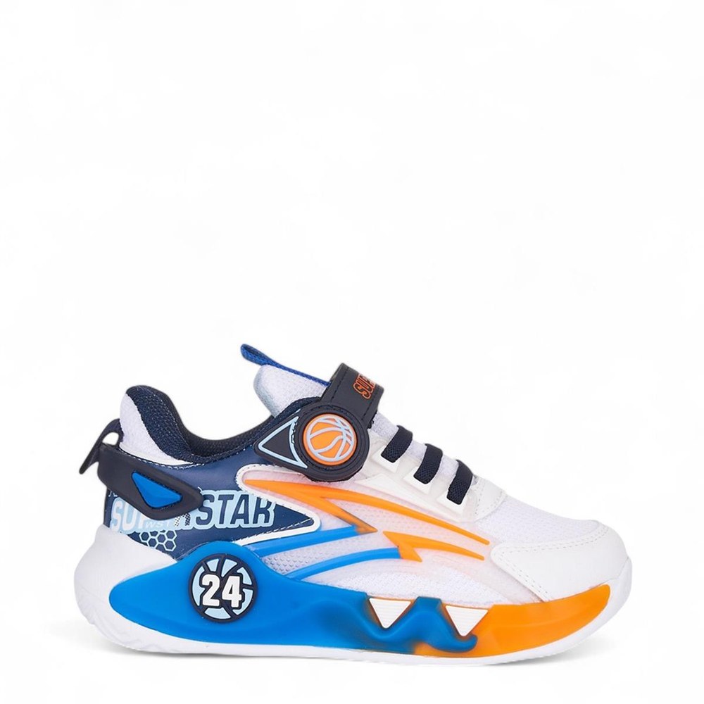 Super Star F Spor Anrk 024 9 Beyaz Saks Oranj