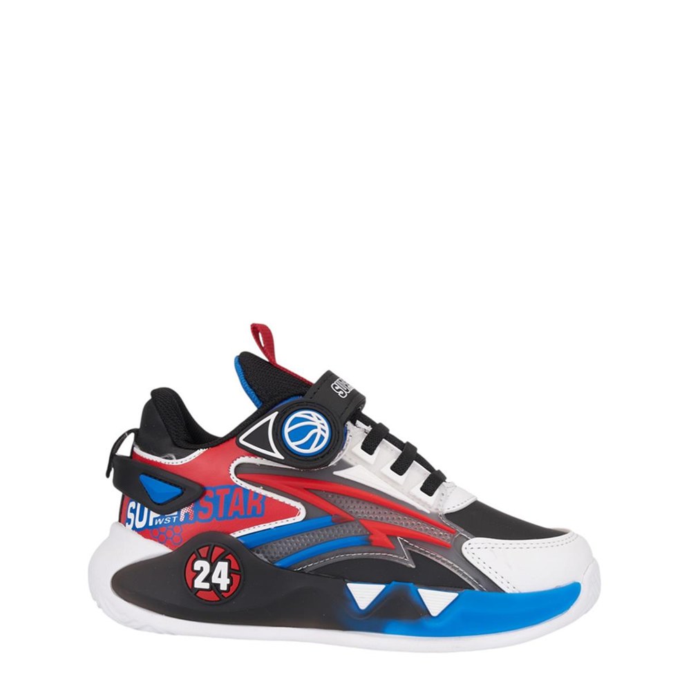 Super Star P Spor Cilt 024 1 Beyaz Kırmızı Saks