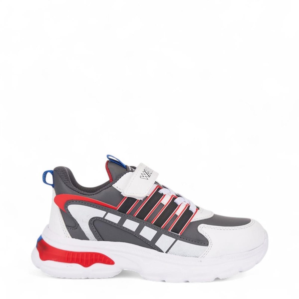 WAYKERS Spor Cilt 2502 Füme Beyaz Kırmızı