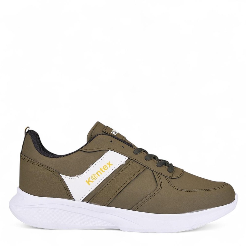 KANTEX Spor Cilt 013 Haki Beyaz