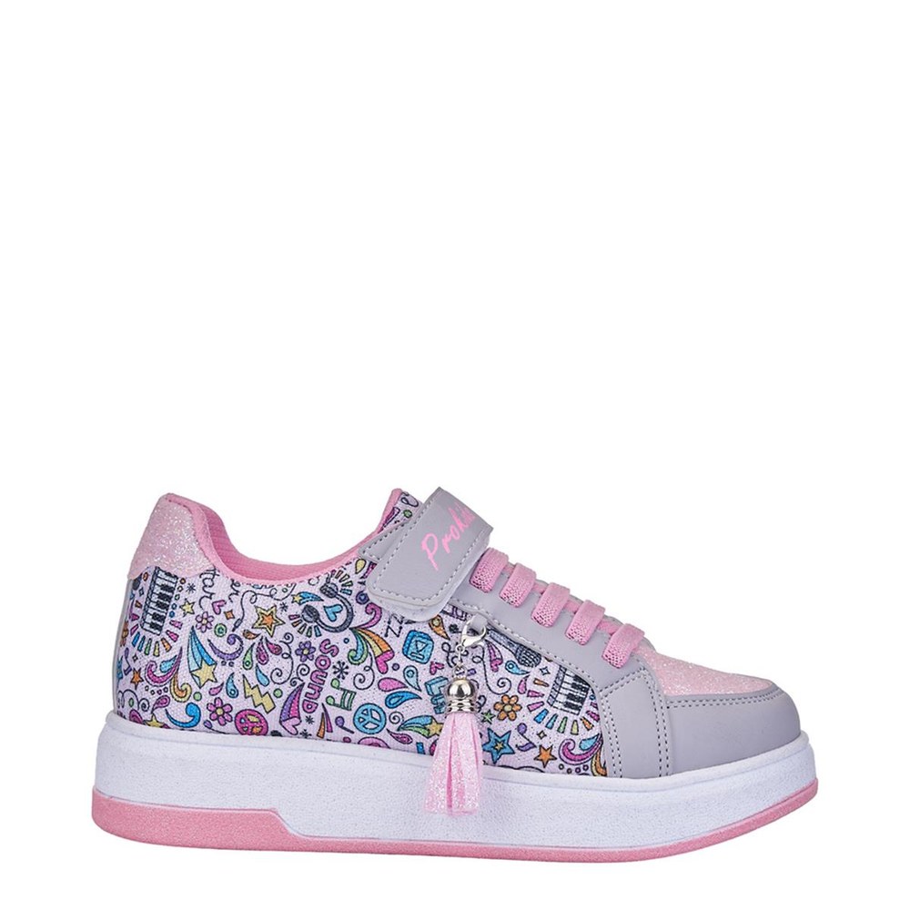 Pro Kıds F Spor 5008 Gri Pembe
