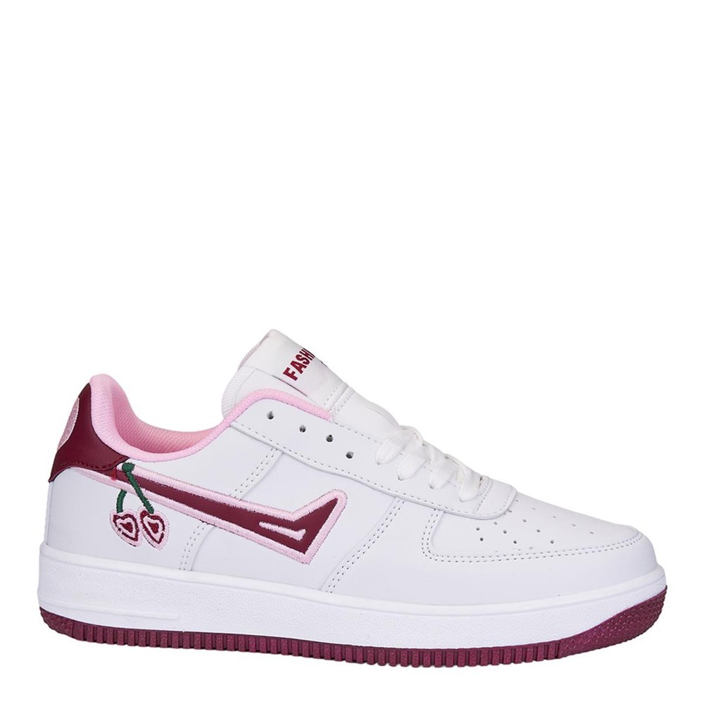 LAMBIRLENT Spor Cilt 2195 01 Beyaz Bordo
