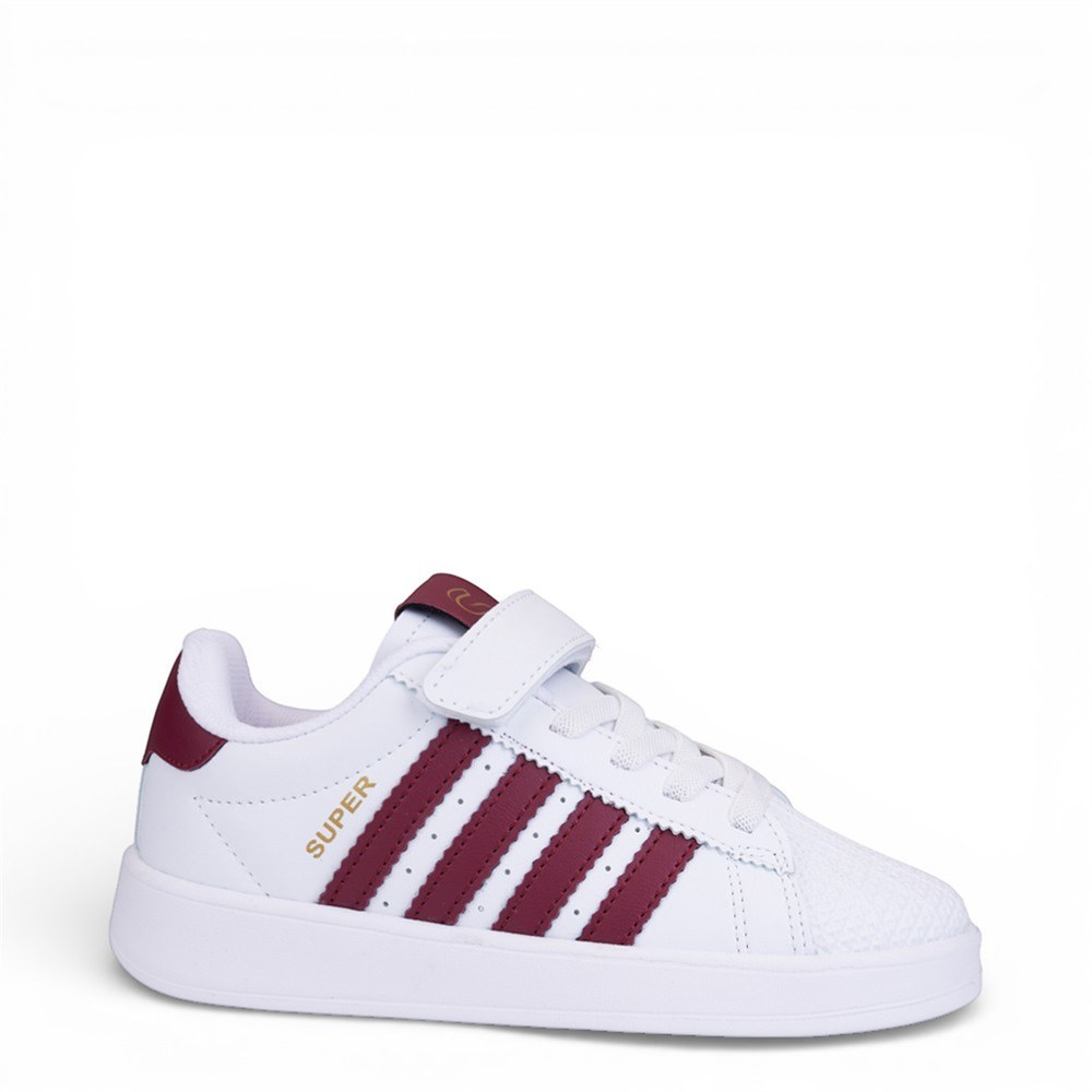 STEPPİNG Spor Cilt K-269 Beyaz Bordo