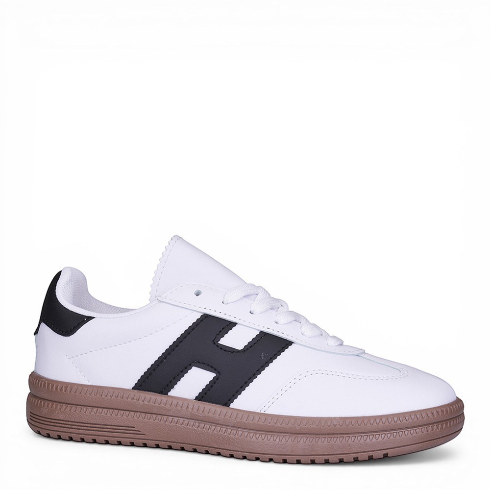 QLA Spor 2101 Beyaz Siyah Cilt