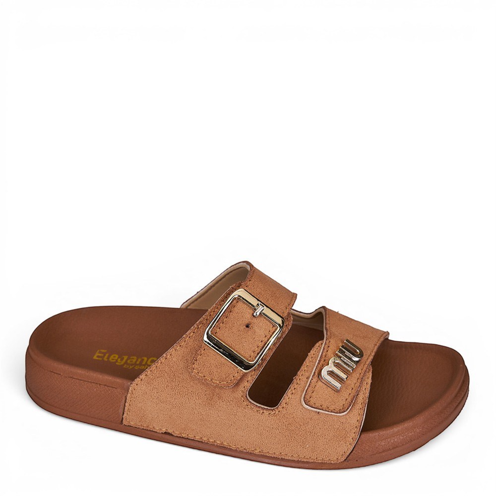ELEGANCE Terlik 7316 Taba