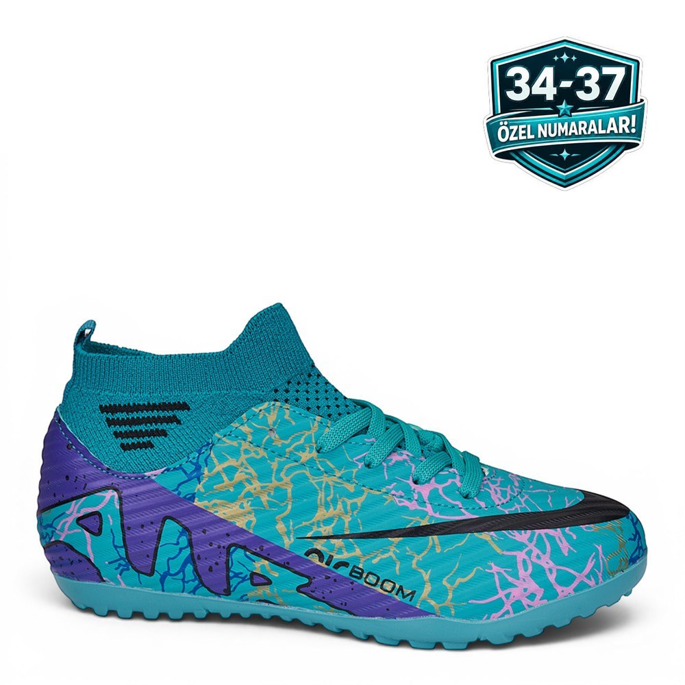 LALİGA F-G Halı Saha 565 Turkuaz Mor Desenli (34-37)