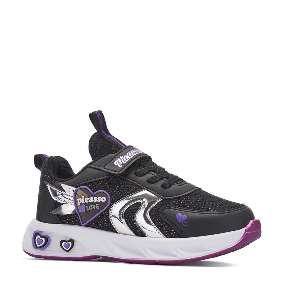 PİCASSO Spor 304 A Siyah Mor