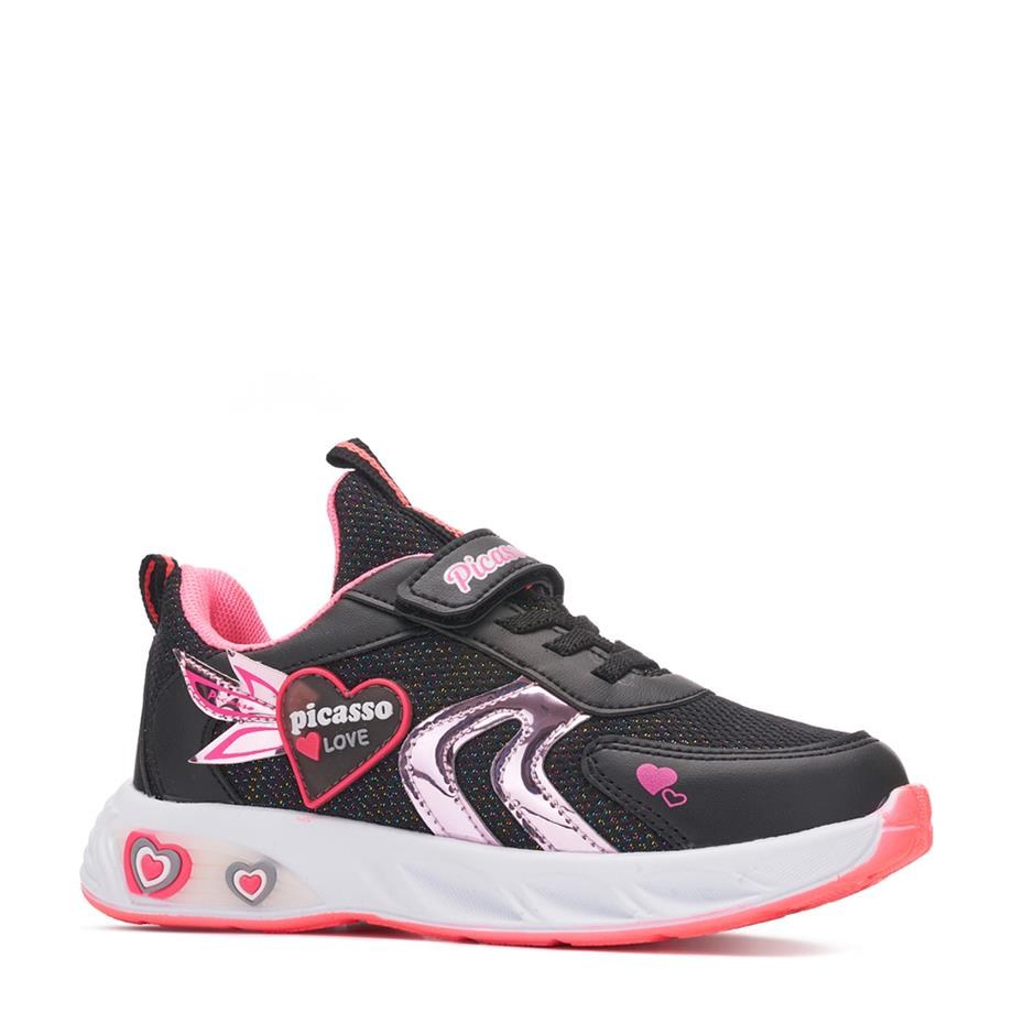 PİCASSO Spor 304 A Siyah Fuşya