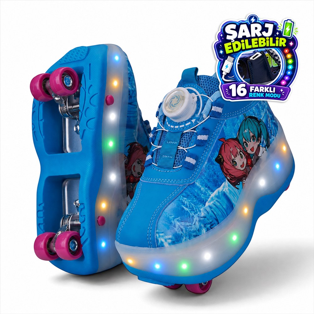 PANTER KİDS F Spor Paten 002 Mavi (1)
