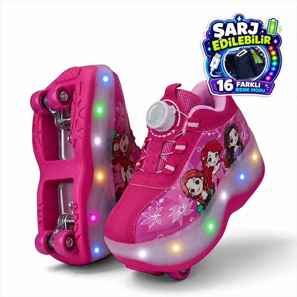 PANTER KİDS F Spor Paten 002 Fuşya (2)