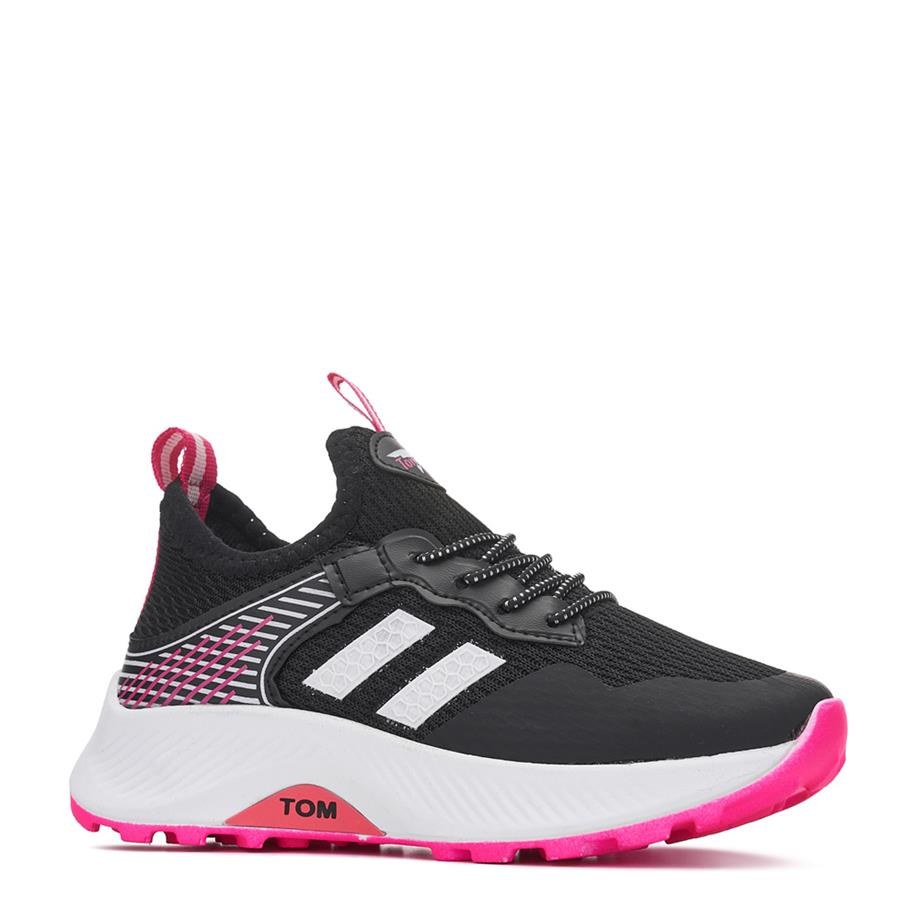 TOMKİDS Spor TK-028 A Siyah Fuşya