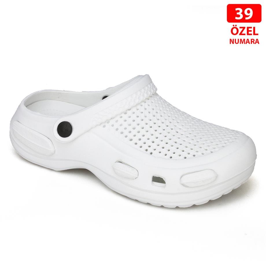 AKINAL Terlik E087-000 BEY(39) Beyaz