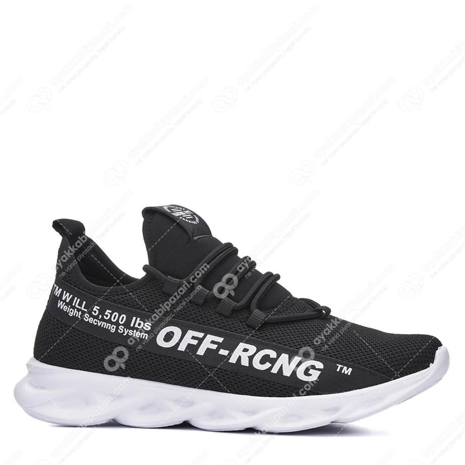 Racıng Spor 02 Siyah Beyaz