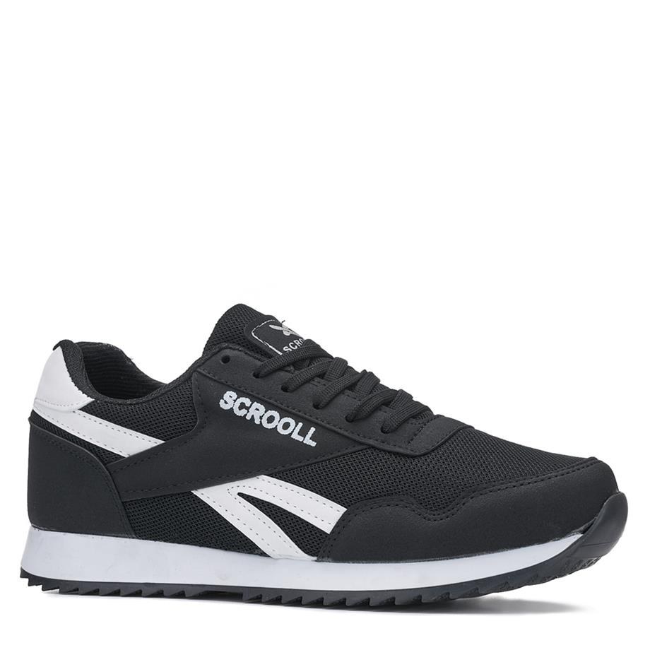 SCROOL Spor H-68 A Siyah Beyaz