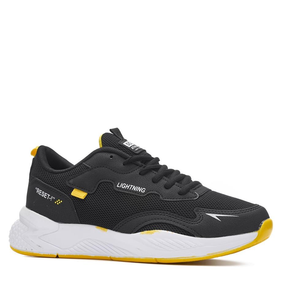 SCOT Spor 011 A Siyah Beyaz Sarı