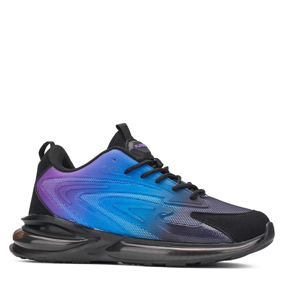 PLARİUM Spor 030 A Siyah Mor