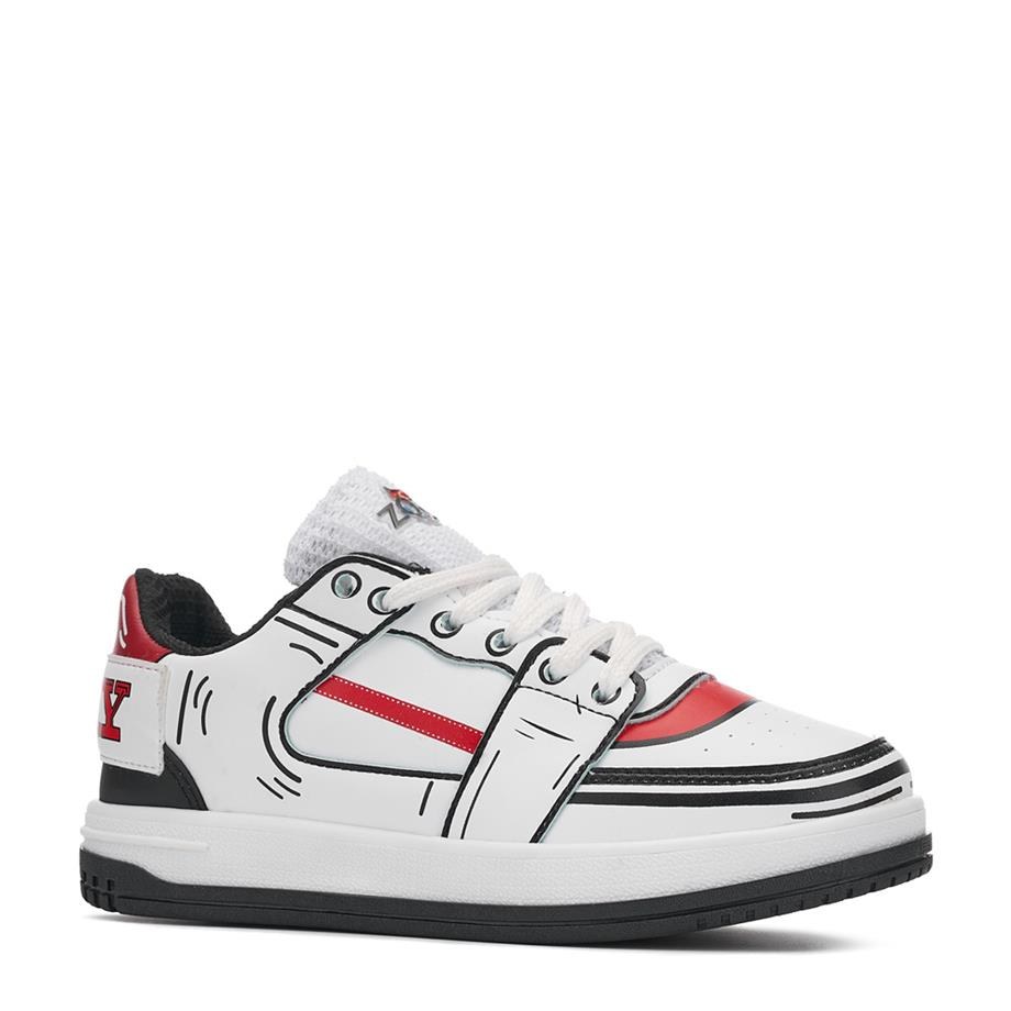 Zoom Spor Cilt 2823 Beyaz Kırmızı