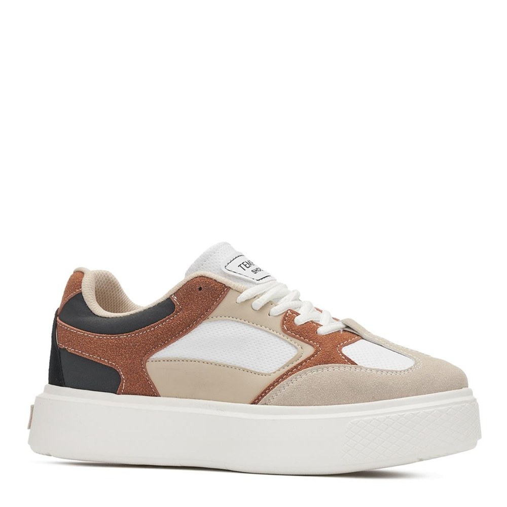 TEMPO Spor Cilt 103 Bej Beyaz Oranj