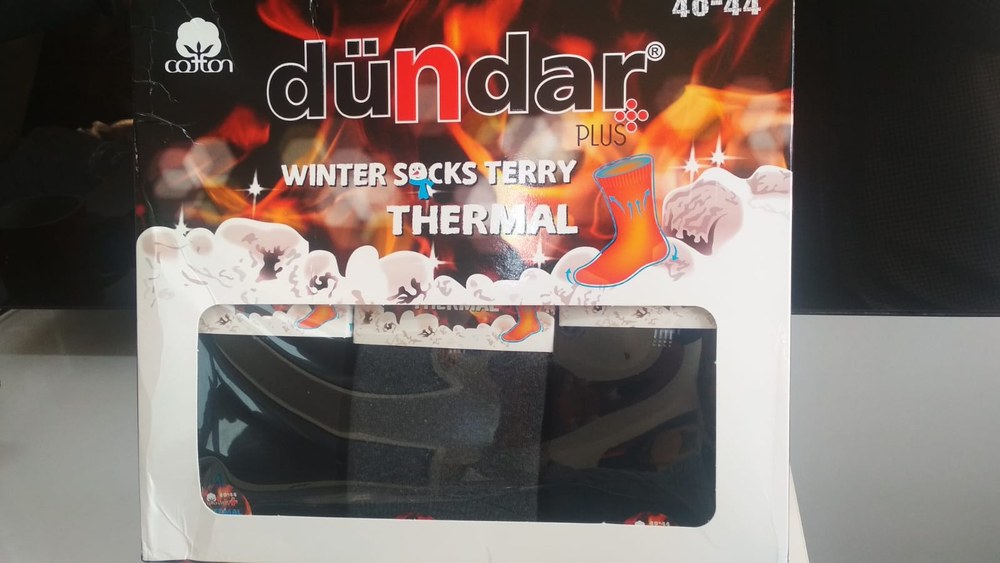 Dundar Thermal Havlu Erkek Corap