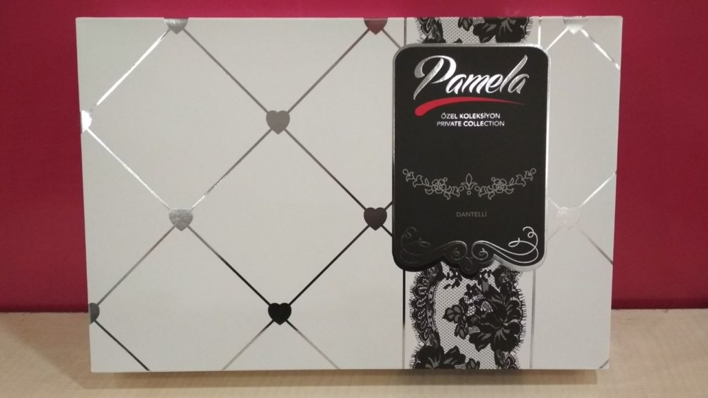 Pamela 1560203 Bayan Dantelli Soket Çorap